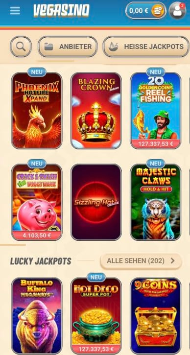 Empresa de apuestas Vegasino